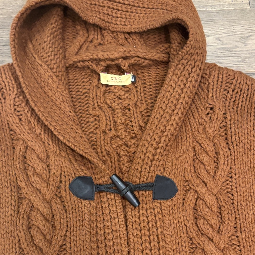 CNC Costume National Brown Cardigan Sweater